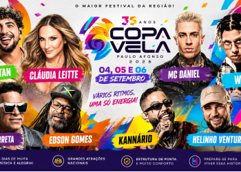 capa copa vela festival com data okok Prefeitura de Paulo Afonso Prefeitura anuncia primeiras atrações da Copa Vela 2026 e aumenta a expectativa para a maior festival da região