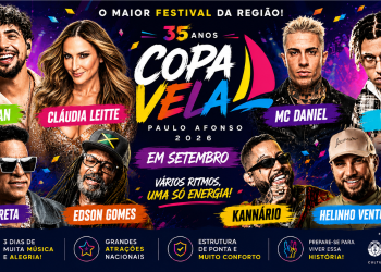 Prefeitura anuncia primeiras atrações da Copa Vela 2026 e aumenta a expectativa para a maior festival da região
