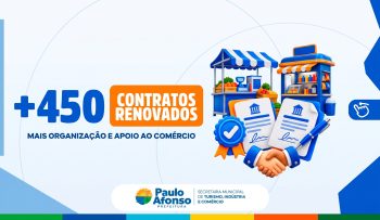 Prefeitura de Paulo Afonso Município avança na regularização de espaços públicos destinados ao comércio com mais de 450 contratos renovados