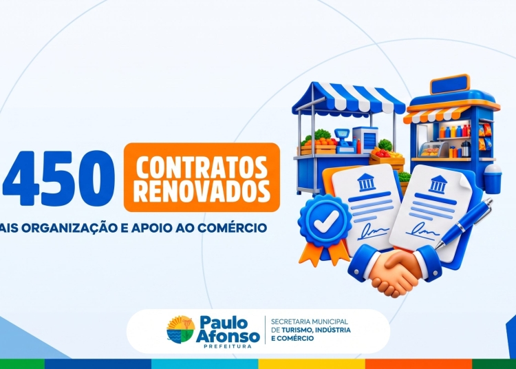 Prefeitura de Paulo Afonso Município avança na regularização de espaços públicos destinados ao comércio com mais de 450 contratos renovados
