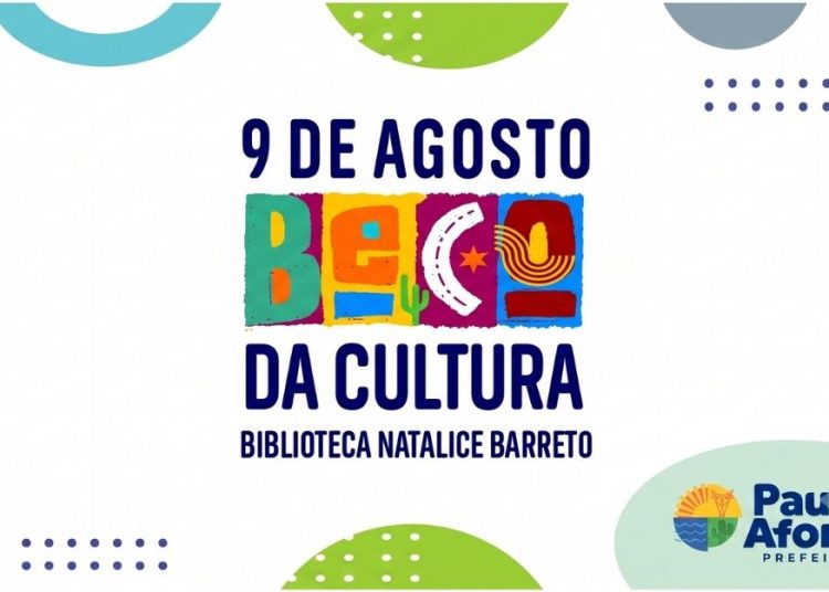 capamateriapmpa2026 20260806T115857519 Prefeitura de Paulo Afonso Nova edição do Beco da Cultura movimenta final de semana com diversas atividades neste domingo (9)